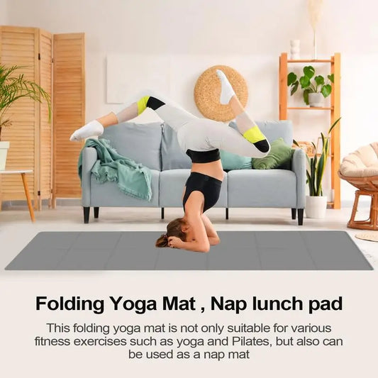 Folding Yoga Mat with Carry Bag