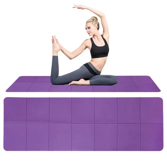 Folding Yoga Mat with Carry Bag