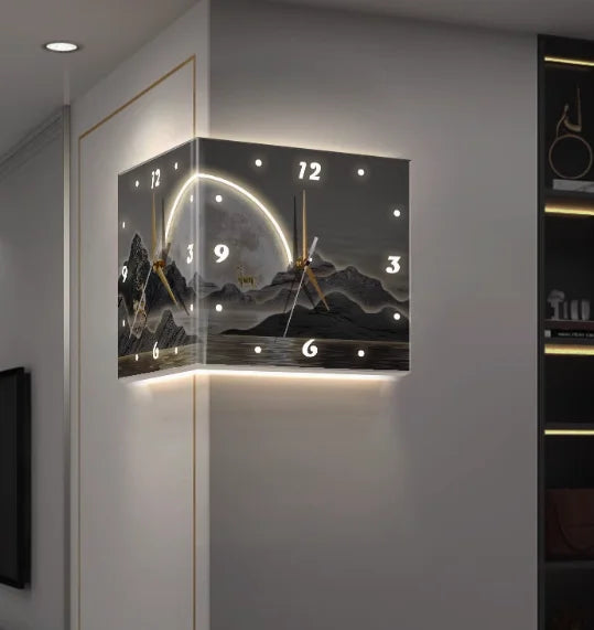 Led Luxury Art Mural Wall Clock