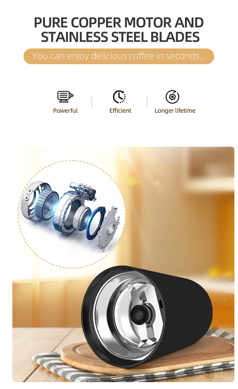 High-Powered Household Coffee Grinder