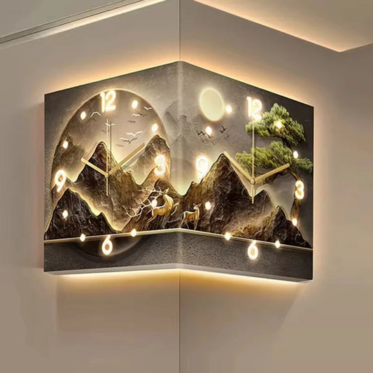 Led Luxury Art Mural Wall Clock