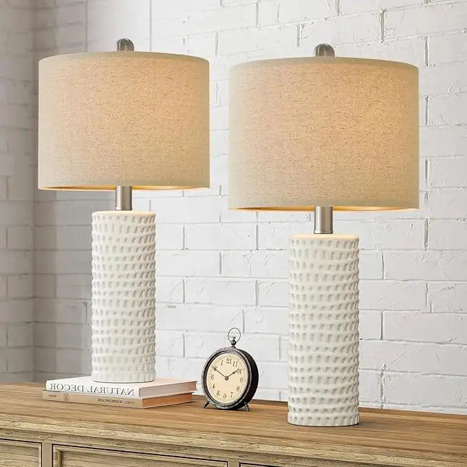 Modern Ceramic Table Lamp Set
