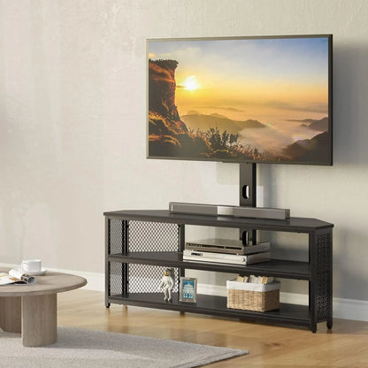 TV, Entertainment Center with LED Lights
