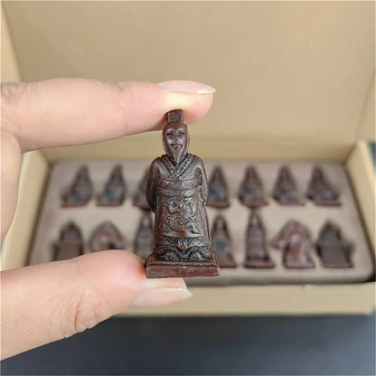 Small Terra Cotta Warriors Chess Set