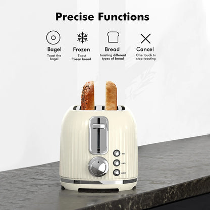 Extra Wide Slot 2 Slice Toaster