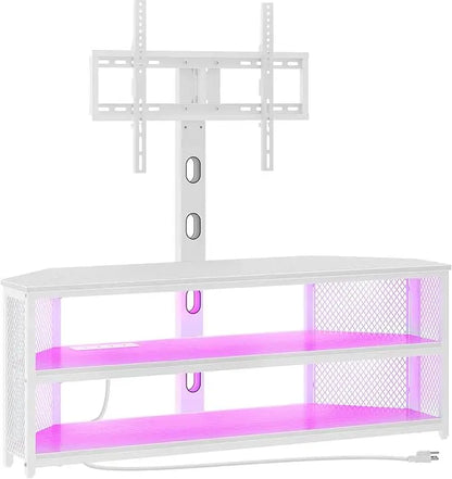 TV, Entertainment Center with LED Lights