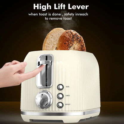Extra Wide Slot 2 Slice Toaster
