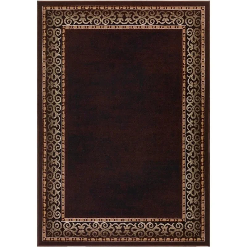 Bordered Modern Indoor Area Rug