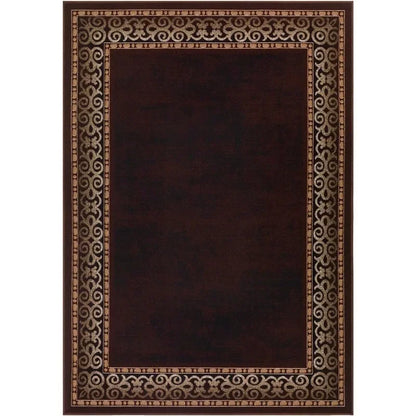 Bordered Modern Indoor Area Rug