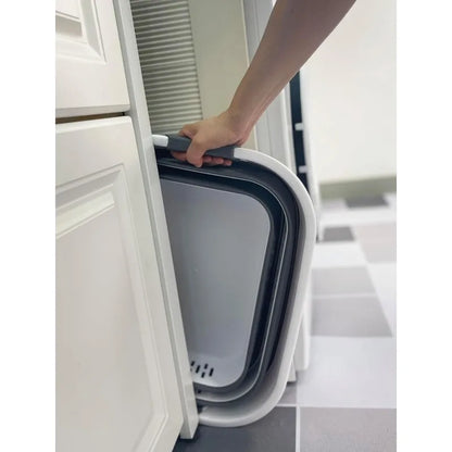 10.5 Gallon Collapsible Plastic Laundry Basket