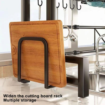 Multifunctional Above Sink Stretchable Draining Organizer