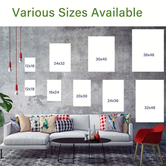 Lake View Modern Canvas Artwork