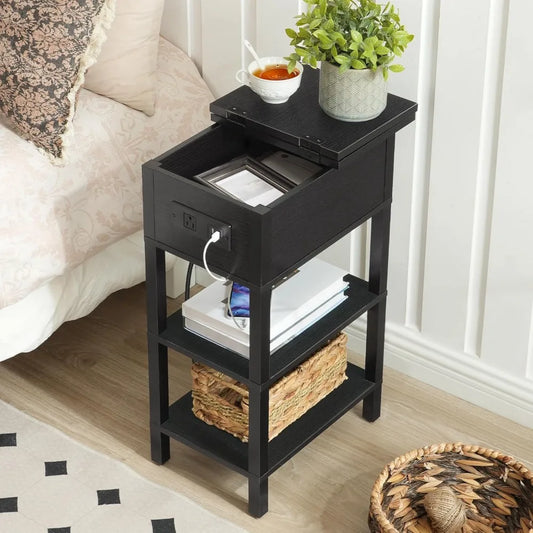 Narrow Table with USB Ports
