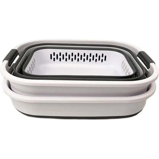 10.5 Gallon Collapsible Plastic Laundry Basket