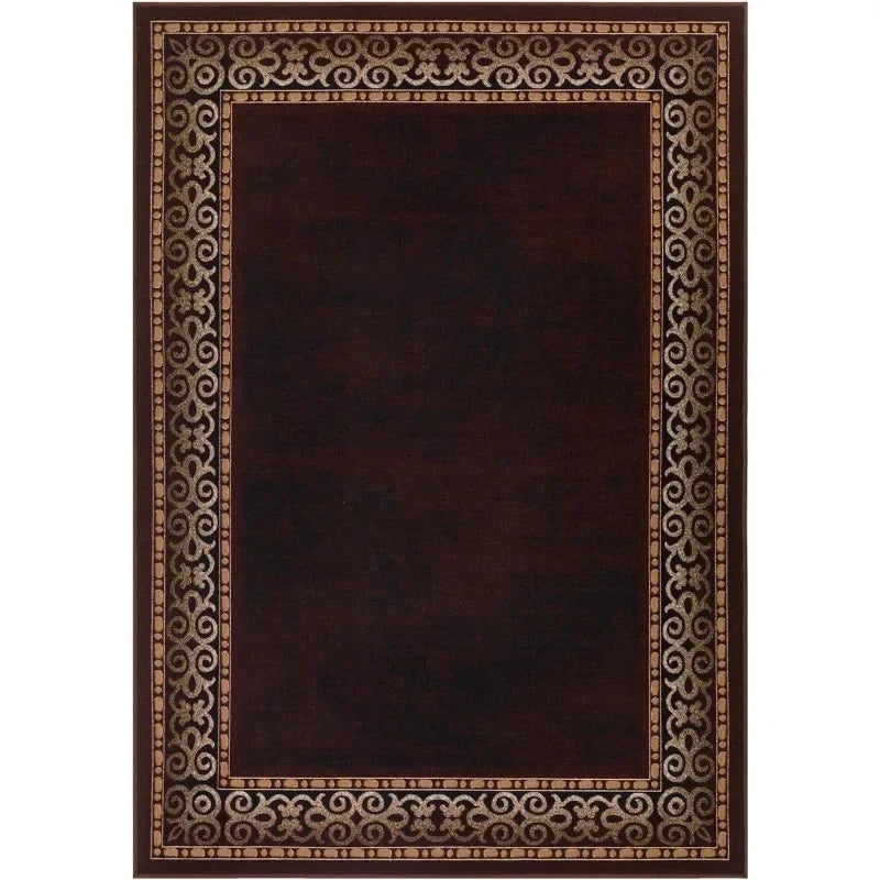 Bordered Modern Indoor Area Rug