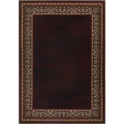 Bordered Modern Indoor Area Rug