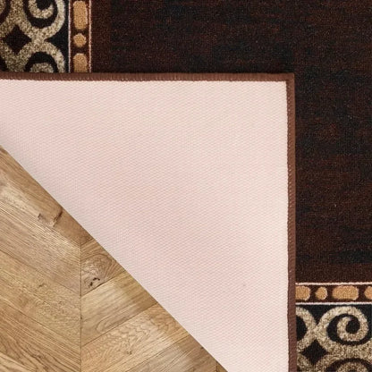 Bordered Modern Indoor Area Rug